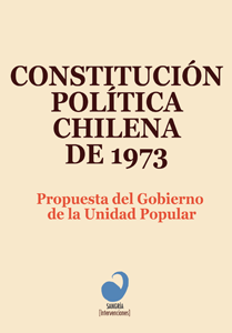 Portada Constitución Política Chilena de 1973